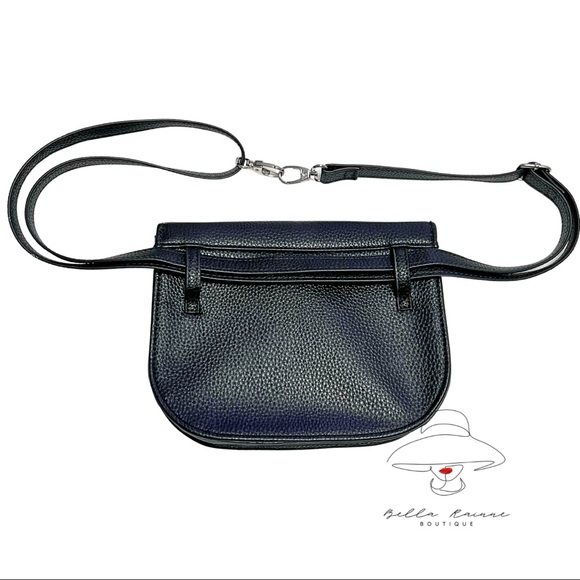 THIRTY ONE “Z” Convertible Belt Bag Black Beauty Pebble - Picture 3 of 9